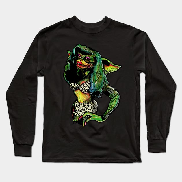 Greta Gremlin Long Sleeve T-Shirt by Inking Imp